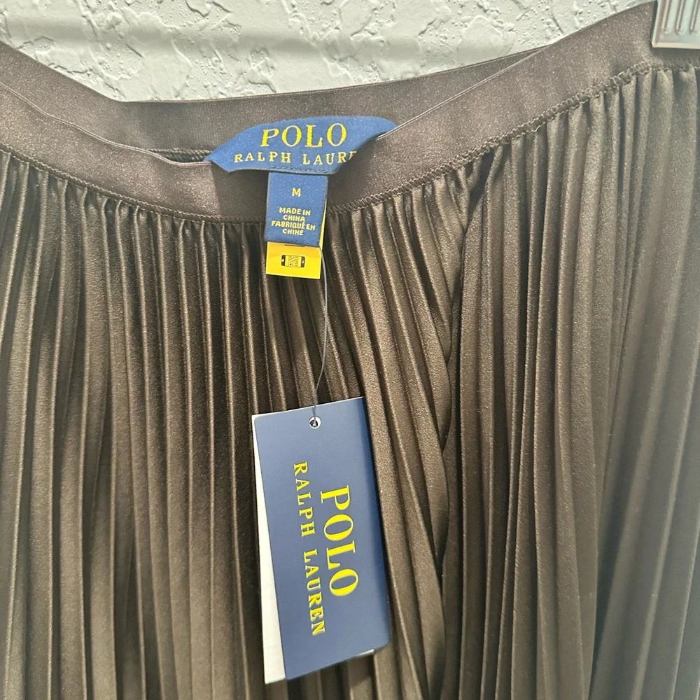 NWT Ralph Lauren Pleated Midi Skirt - Picture 8 of 11
